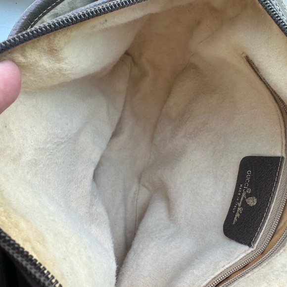 Authentic Gucci Coated Canvas Handbag Purse Crossbody - Picture 15 of 16